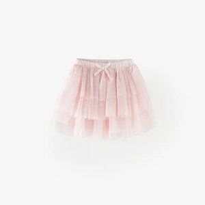 Zara RUFFLED TULLE SKIRT 4-5T